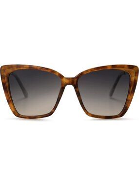 Trendy Oversized Square Cat Eye Sunglasses for Women - Polarized UV Protection
